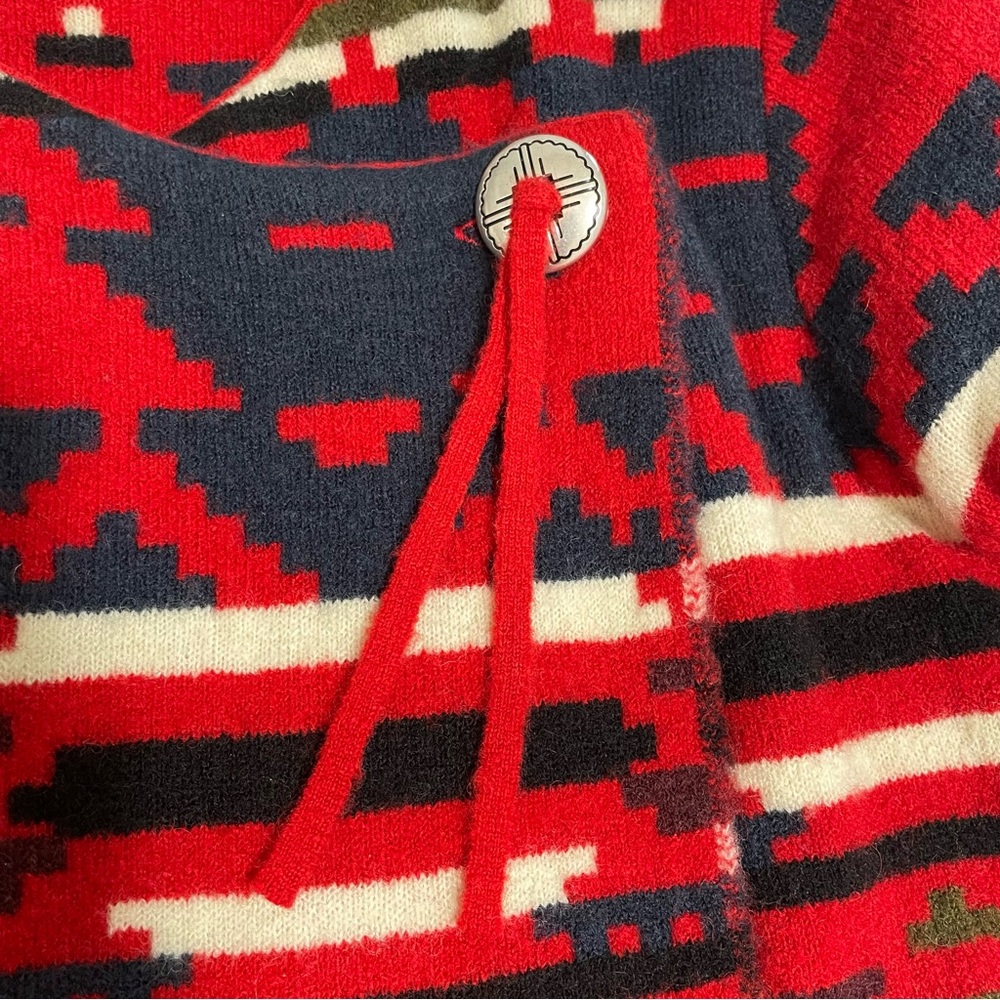 Woolrich Wool Blend Aztec Print Southwestern Sweater - Picture 8 of 13